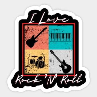 I Love Rock 'N' Roll Sticker